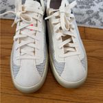 Rothy's Rothy’s Lace Up Sneakers Classic Navy and Cream Striped size 7 Photo 2