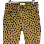 Madewell 10" High Rise Skinny Jeans Painted Sports Womens Size 28 Brown Safari Photo 2