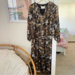 Anthropologie  Blair Metallic Shimmer Maxi Dress in Size XS Photo 3