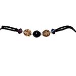 Retro Bee Rose Bird Bead Cluster Necklace Extra Long Y Drop 32" Boho Bohemian Photo 9