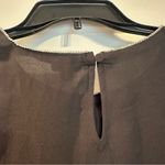 J. Crew Jeweled Bow Black Top/Blouse Medium Photo 4
