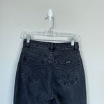 ROLLA'S Original High Rise Straight Jeans Size 27 Black Knee Rips High Rise Photo 7