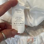 Simplee Apparel NWT Simplee Floral Surplice Neck Dot Belted Lace Trim Layered Hem Schiffy Dress Photo 14