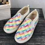 UGG  White Caplan Logo Print Slip On Athletic Sport Sneaker Shoes 6 Photo 4