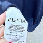 Red Valentino navy blue cardigan sweater Large bow aplique Photo 4