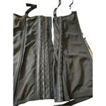 Cacique Women's Floral Lace Bustier Corset Bra Top Size 14/16 Black and Tan Photo 5