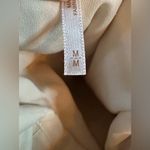 Free People  Lace V-neck Mini Back Cut Out Pleats Short Cream Dress Medium Photo 10