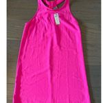 Skies Are Blue NWT Women Mini Dress Size M Bright Pink Sleeveless Photo 0
