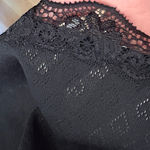 Romwe  Black Lace Trim Tank Top Photo 3