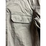 Ralph Lauren Lauren Vintage Button Up Shirt Women's Large Khaki Cotton Photo 4