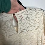 Maurice's NWT‎  Solid cozy lace balloon sleeve top cream size large Photo 10