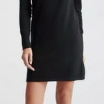Quince  NWT Elegant Black Cashmere Turtleneck Sweater Dress Size L Photo 0
