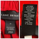 Lane Bryant Wide Leg Pants Perfect Drape High Rise Pull On Red Women’s Size 20 Photo 9