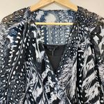 All Saints Women’s Fara Stretto Top Sheer Blouse w/ Tank Black & White Sz 0 NWT Photo 1