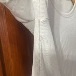 Abercrombie & Fitch Soft A&F Essentials Asymmetrical Fitted beige Long Sleeve Photo 4