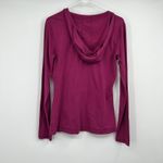 Mountain Hardwear Womens M Pink Long Sleeve Hooded Shirt Outdoor Hiking Athletic Photo 4