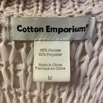 Cotton Emporium WOMEN’S Nordstrom cream open cardigan sweater Photo 5