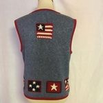 Retro Y2K stars n stripes sweater vest Blue Photo 5