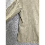 Eileen Fisher Neutral Linen Jacket Italian Fabric Textured Natural Blend L Photo 9