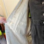 Vintage 90s Cream Plush Reversible Silk Long Oversized Hooded Coat Size 2X White Photo 10