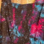 Hot Topic Black Pink Teal Galaxy Space Shorts Romper XL, NWT Photo 5