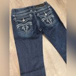 Rock Revival  Dark Wash Boot Cut Denim Blue Jeans Photo 5