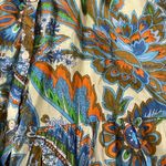 House of Harlow  1960 Paisley Tie Back Midi Dress Paisley Print Sz S Photo 8