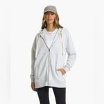 Vuori  Women's Restore Full-Zip - color: Salt - size Small. Photo 1