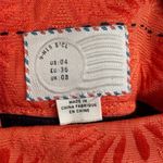 Anthropologie Postmark Orange Sunflower Summer Mini Skirt Career Party Size 4 Photo 4