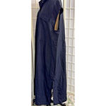 Old Navy Maxi Shirt Dress Black Rayon Blend Lagenlook Minimalist Pockets XL New Photo 3