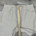 Rebecca Taylor  Striped Ivory Jean Wide Leg Crop Pants NWT Sz‎ 14 Photo 10