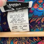 Lady Carol Petites Vintage Paisley Shoulder Pad Skirt Suit Set 14 Red Photo 4