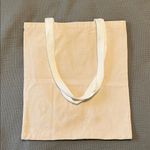 Outdoor Voices Beige Tote with Blue Text Photo 1