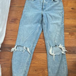 Abercrombie & Fitch Light Blue Straight Leg Jeans Photo 0