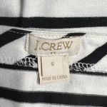 J.Crew White Black Striped Embroidered Bell Photo 5