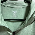 Reebok  Light Green Women's Quarter-Zip Hoodie Photo 2
