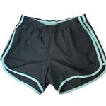 Adidas  Running Climalite Shorts Dark Gray with Light Green Accents Size Small Photo 5