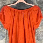Denim & Supply Ralph Lauren Tunic Top Woman's Medium Orange Lace Tassel Flowy Photo 7