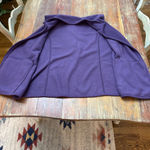 Karen Scott  Purple Fleece Full Zip Vest Plus Size XXL Winter Cabincore Photo 6