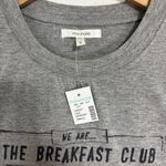 Maurice's  Breakfast Club T-Shirt NWT Womens S Heather Gray Oversized 80's Gift Photo 2
