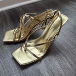 Steve Madden Gold strappy high heel sandals Photo 1
