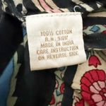 Solitaire  x ANTHROPOLOGIE | Boho Patterned Spaghetti Strap Dress Floral | Large Photo 8