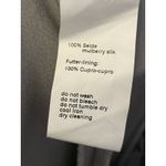 Akris 100% Mulberry Silk Gray Dress Trouser Pants Women Size 4 Straight Leg Photo 7