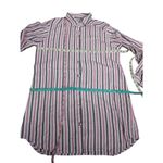 Topshop  oversized striped long shirt dress US 8 Photo 1