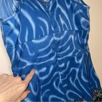 Essential American Vacation Blue Tank Top Bodycon Mini Dress Small Photo 8