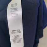 Chico's Chico’s Cam Black Cowl Neck Long Sleeve Pullover Sweater Size 1 Photo 5