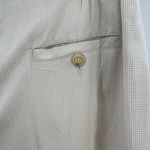 Liz Claiborne Liz Golf neutral plaid gingham rayon pleated shorts 10 activewear outdoor sport Photo 2