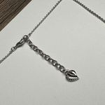 Carolee Rhinestone Silver Tone Clear Necklace Evening / Wedding Wear Signed Photo 9