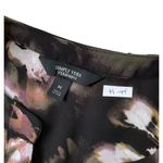 Simply Vera Wang Black Roll tab Sleeve Shirt Long Sleeves Size M | 43-44 Photo 2