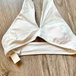 Aerie Halter Neck White Bandeau Bikini Top Size XXS NWT Photo 1